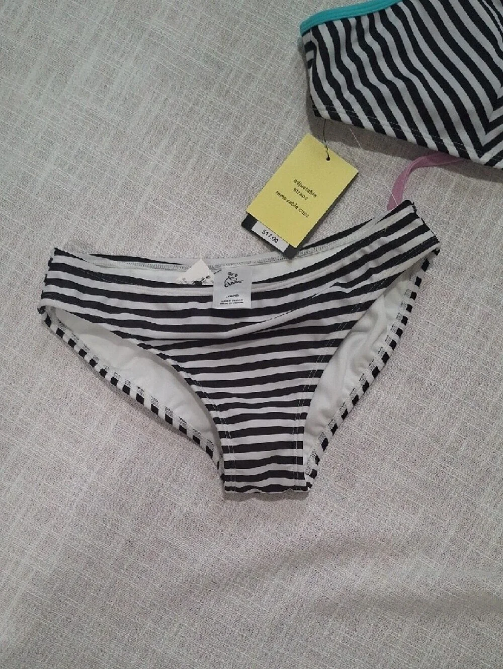N.W.T art class Black and White Bikini Swimsuit  Size 10/12